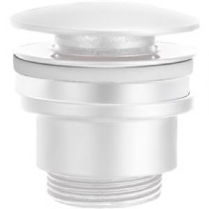 Robinet de lavabo bec haut blanc mat Imex Fidji