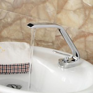 Robinet de lavabo contemporain de hauteur 225 MM