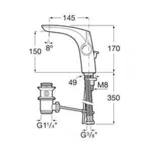 Robinet de lavabo Insignia Roca