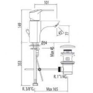 Robinet de lavabo K-Tres ECO