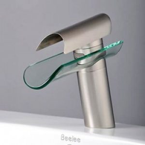 Robinet de lavabo moderne bi-matière