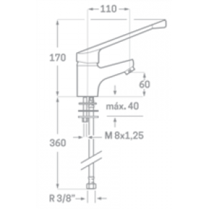 Robinet de lavabo sanitaires Enkel SEVEN