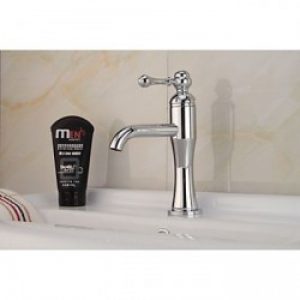 Robinet de lavabo style antique laiton chromé