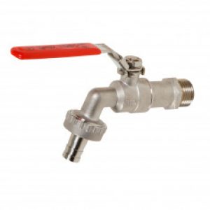 Robinet de puisage cadenassable Acier Inox – 1/4 tour