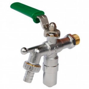 Robinet de puisage laiton nickelé Antigel ICECAL 1/2&Prime; (15/21)