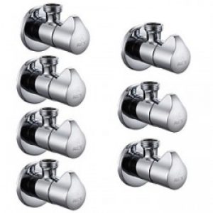 Robinet d&rsquo;équerre à 2 voies froid et chaud