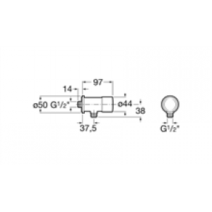 Robinet d’urinoir Sprint Roca