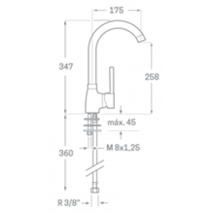 Robinet d’évier Arena SEVEN