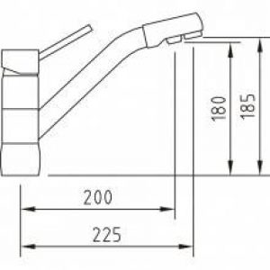 Robinet d’évier avec filtre Caiman