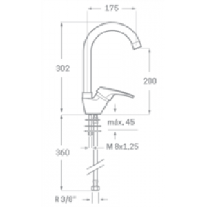 Robinet d’évier Basic SEVEN