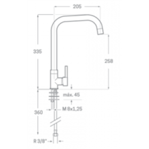 Robinet d’évier blanc Momo SEVEN