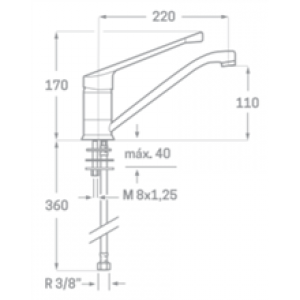 Robinet d’évier Enkel SEVEN