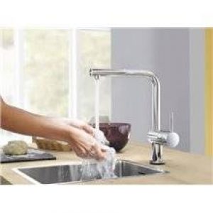 Robinet d’évier Grohe Minta en L 360º