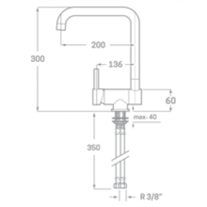 Robinet d’évier inclinable Momo SEVEN