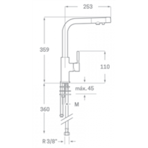 Robinet d’évier Osmose Design SEVEN