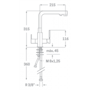 Robinet d’évier Osmose SEVEN