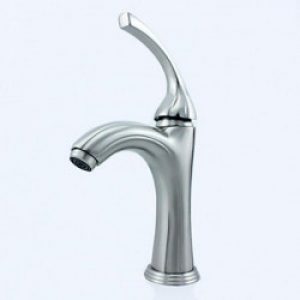 Robinet d&rsquo;évier style classique fini en nickel brossé