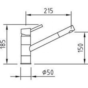 Robinet d’évier vertical CAIMAN