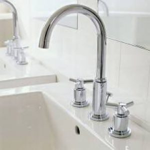 Robinet en batterie de lavabo Grohe Atrio M