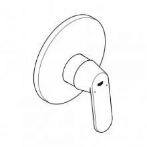 Robinet encastré de douche Grohe Eurosmart…