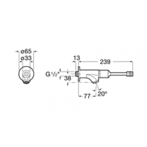 Robinet encastré lavabo Instant Roca