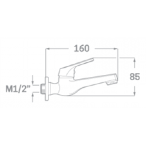 Robinet fixation mural One SEVEN