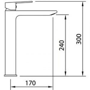 Robinet haut pour lavabo Agora Xtreme