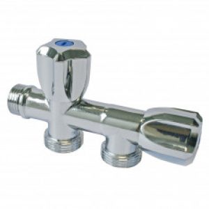 Robinet Machine à Laver Double en ligne – Mâle 3/4&Prime; (20/27)