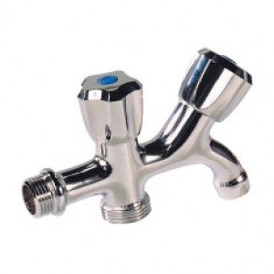 Robinet Machine à Laver+Puisage en ligne Mâle 1/2&Prime; – Mâle 3/4&Prime;