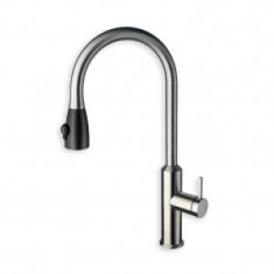 Robinet mitigeur cuisine avec douchette ALTO 100% inox – Cristina Ondyna KX53028