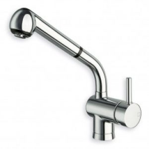 Robinet mitigeur cuisine avec douchette TRIVERDE Chromé – Cristina Ondyna KT53051