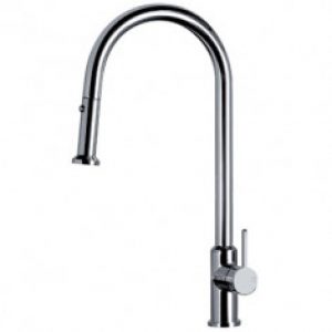 Robinet mitigeur cuisine col de cygne avec douchette UNIC Chromé – Cristina Ondyna KK53051