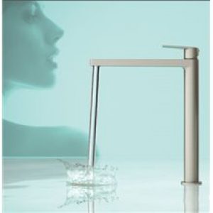 Robinet mitigeur de lavabo haut levier en acier…