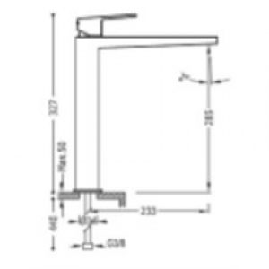 Robinet mitigeur de lavabo levier blanc haut…