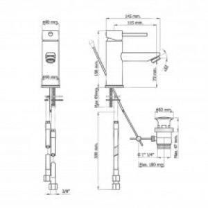 Robinet mitigeur de lavabo ou vasque chrome…