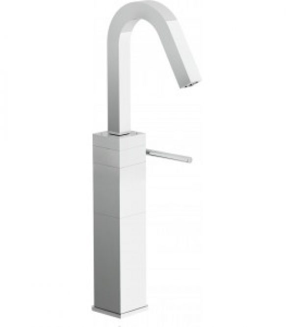 Robinet Mitigeur lavabo avec rehausse Nobili cube CB00568CR