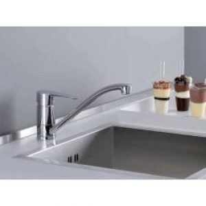 Robinet mitigeur pour évier avec bec orientable chrome NEW DAY – CRISTINA ONDYNA KN52151