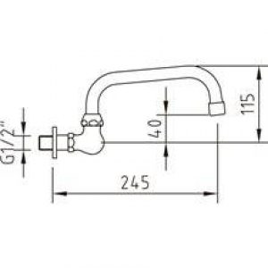 Robinet simple mural Panam Xtreme
