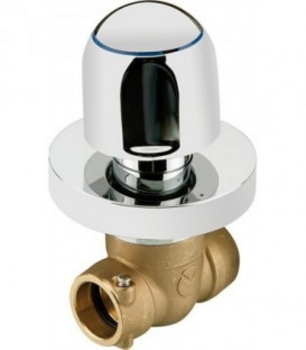 Robinet sphérique pour installation encastré avec bouchon et tete échangeable