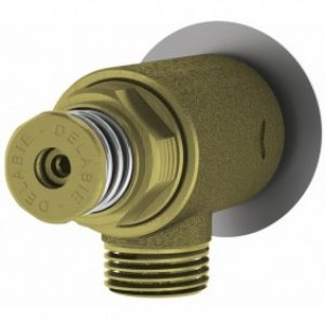 Robinet temporisé équerre brut – pour lave-mains – Tempostop