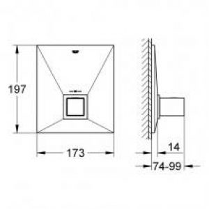 Robinet thermostatique centrale Grohe Allure…
