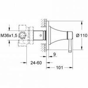 Robinetterie encastrée pour baignoire et douche…