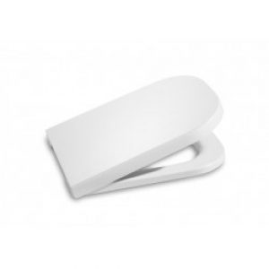 ROCA The Gap Clean-Rim Abattant Thermo Dur Charn.Acier Blanc – A801730004