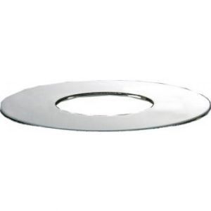 Rosace plate chromée – diamètre 65 mm vendu par paire