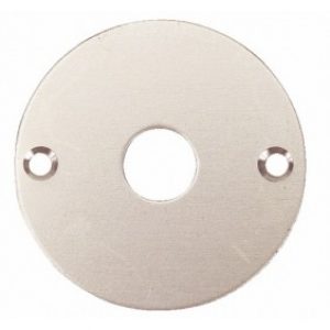 Rosace plate de serrure batteuse pour entrée de carré