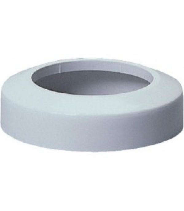 Rosace platte DN100 blanc