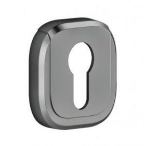 Rosaces clé I – chromé velours – la paire – Vercy