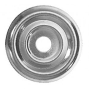 Rosaces plates – acier zingué – 100 pièces