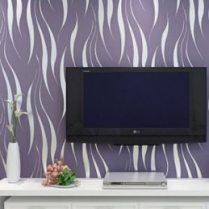 Rouleau de papier peint contemporain et intissé en décoration simple et élégante