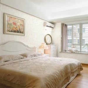 Rouleau de papier peint contemporain à motif feuilles d’arbre